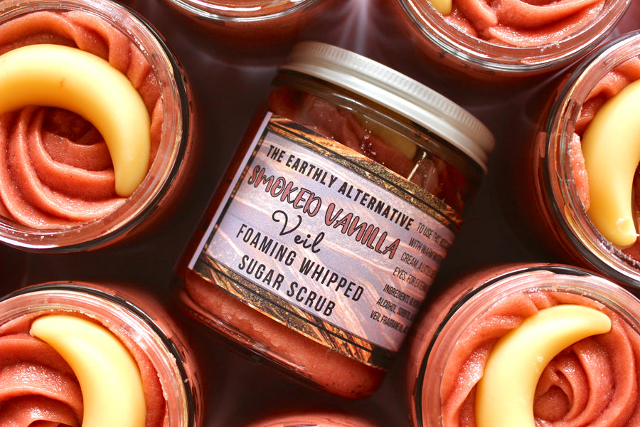 Smoked Vanilla Veil Foaming Whipped Sugar Scrub
