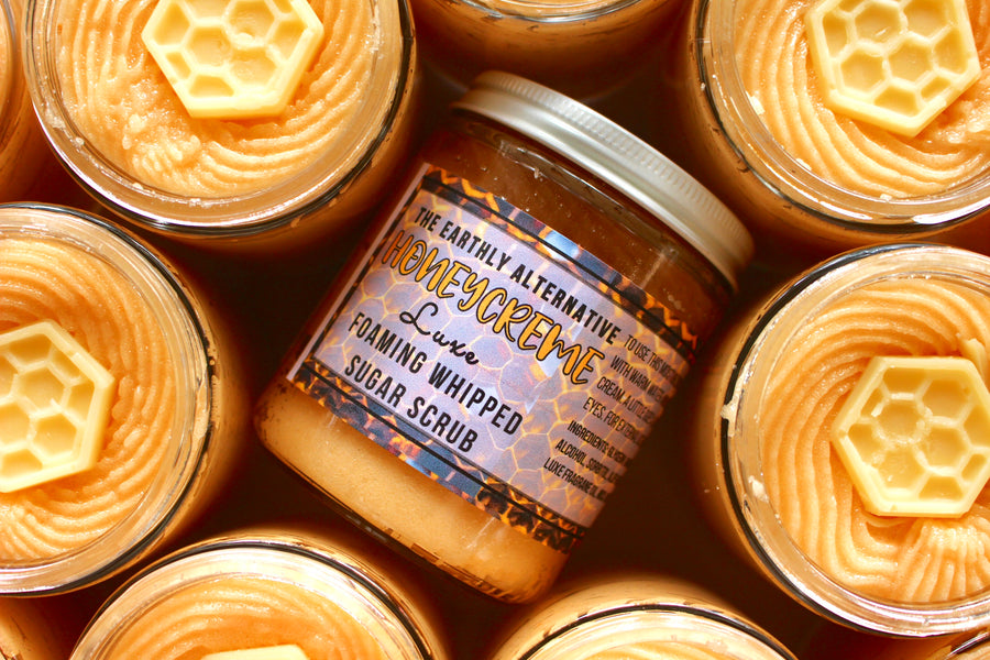 Honeycreme Luxe Foaming Whipped Sugar Scrub