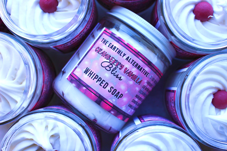 Cranberry Vanilla Bliss Whipped Soap