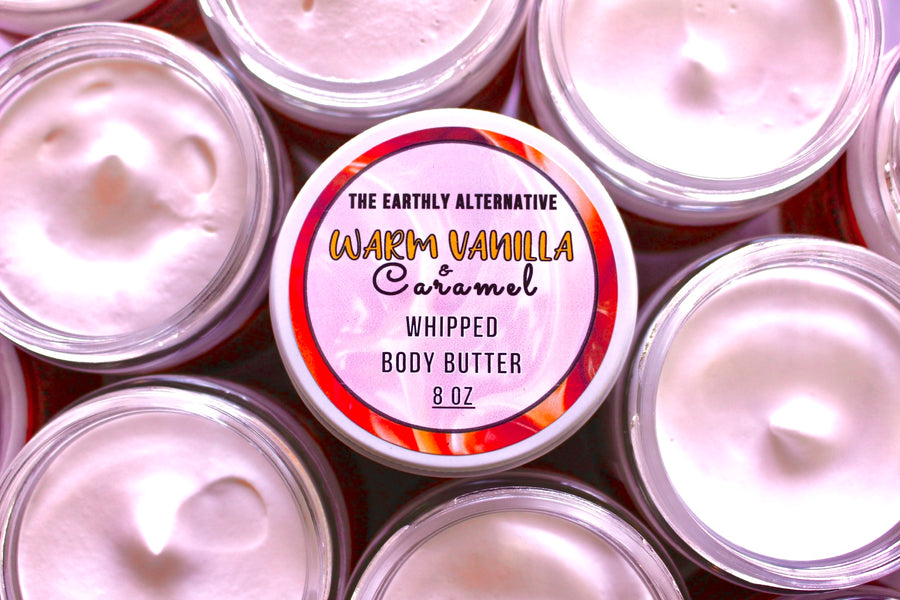 Warm Vanilla & Caramel Whipped Body Butter